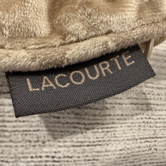 LACOURTE Soft Tan decorative plush texture Pillow Cover 18x18in - Picture 5 of 7